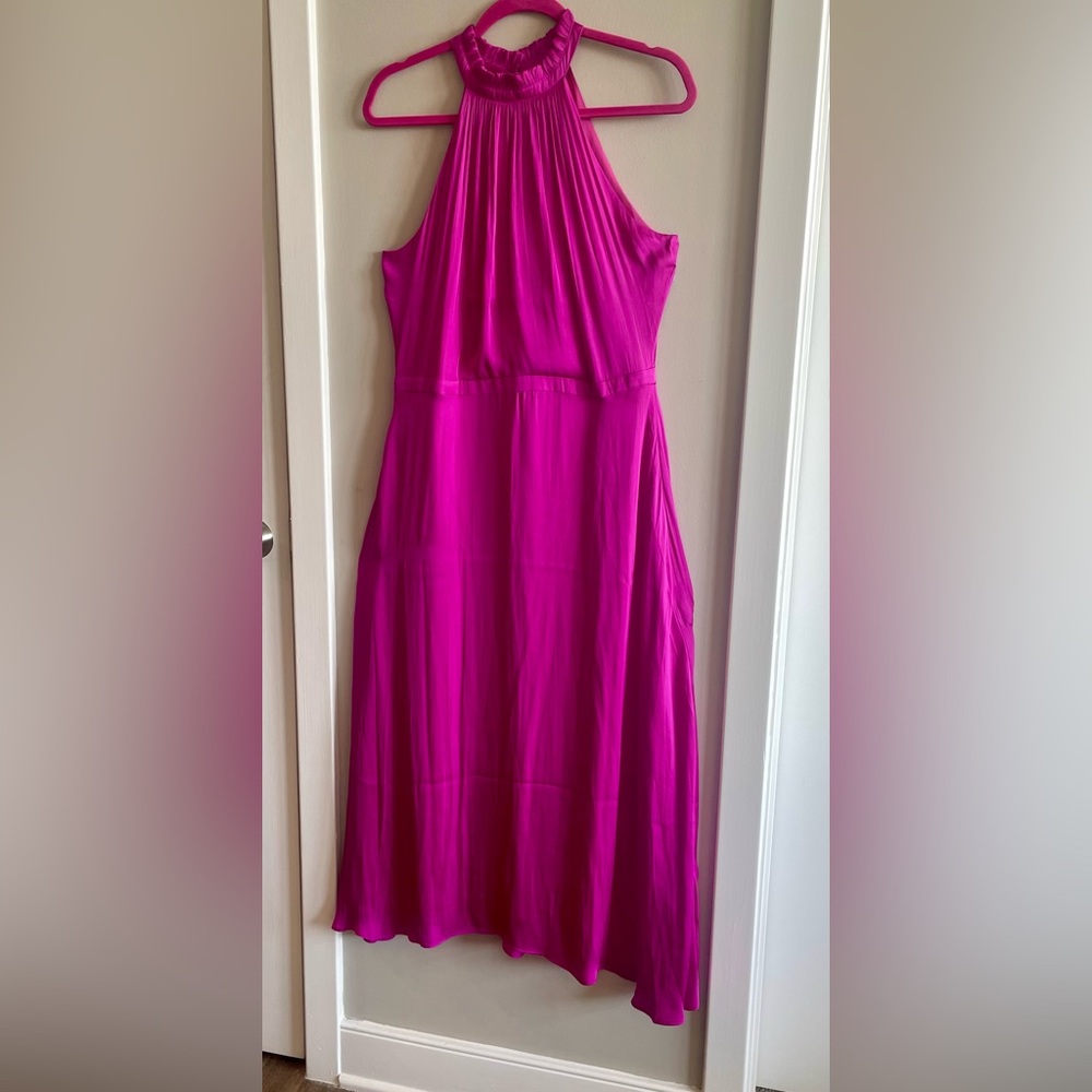 NWOT Banana Republic Maxi Dress - Silky Magenta / Fuschia Pink